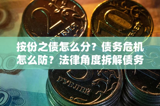武汉按份之债怎么分？债务危机怎么防？法律角度拆解债务分配与风险自保指南