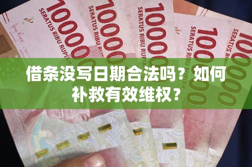 武汉借条没写日期合法吗？如何补救有效维权？