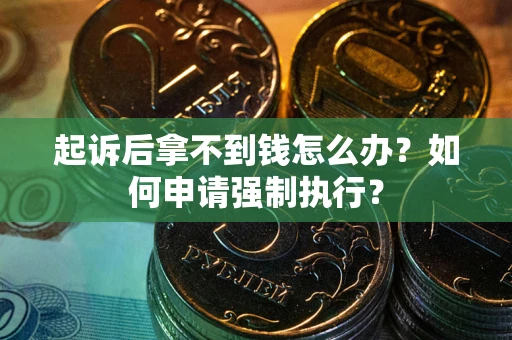 武汉起诉后拿不到钱怎么办？如何申请强制执行？