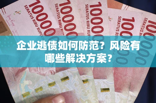 武汉企业逃债如何防范？风险有哪些解决方案？