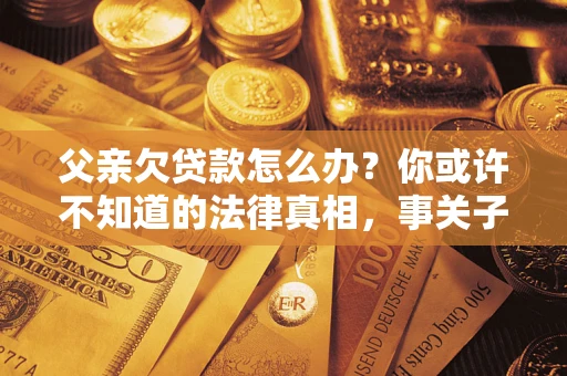 武汉父亲欠贷款怎么办？你或许不知道的法律真相，事关子女未来