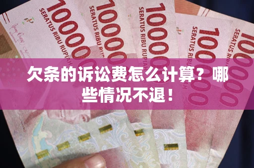 武汉欠条的诉讼费怎么计算?哪些情况不退! 武汉欠条的诉讼费怎么计算?哪些情况不退!