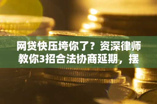 武汉网贷快压垮你了？资深律师教你3招合法协商延期，摆脱暴力催收！