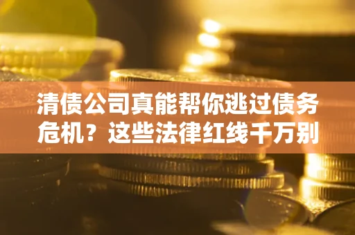 武汉清债公司真能帮你逃过债务危机？这些法律红线千万别踩