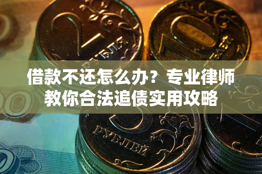 武汉借款不还怎么办？专业律师教你合法追债实用攻略